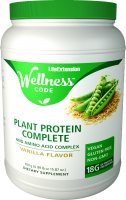 Wellness Code® Plant Protein Complete & Amino Acid Complex (Vanilla) - 450 g (0.99 lb oz)
