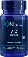 Vitamin B12 Methylcobalamin, 500 mcg, 100 vegetarian lozenges