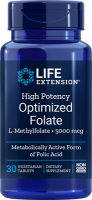High Potency Optimized Folate - 30 Vegetarian Tablets