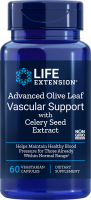 Advanced Olive Leaf Vascular Support with Celery Seed Extract - 60 Vegetarian Capsules