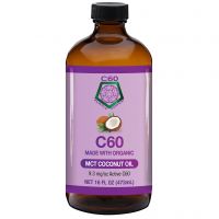 C60 in Organic MCT Coconut Oil - 16 oz.
