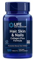 Hair, Skin & Nails Collagen Plus Formula - 120 Tablets