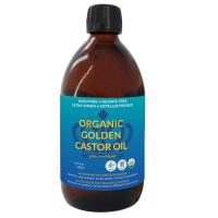 Organic Castor Oil 16.9oz 100% Pure, Hexane-Free, Extra Virgin 