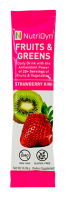 NutriDyn Fruits & Greens TO GO - Strawberry Kiwi (30 Stick Packets)
