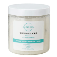 Whipped Salt Scrub - Luscious Lavender (8 oz jar)