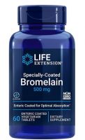Specially-Coated Bromelain - 500 mg, 60 Enteric-Coated Vegetarian Tablets