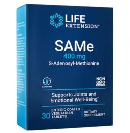 SAMe - 400 mg, 30 Enteric-Coated Vegetarian Tablets